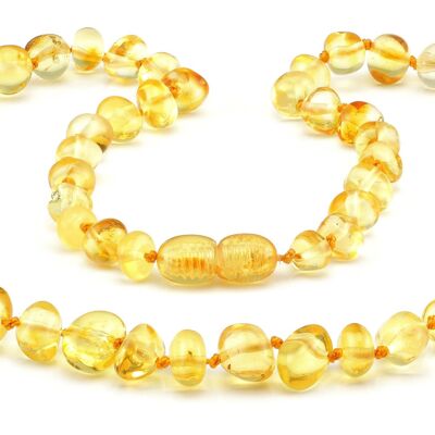 Baroque baltic amber necklace 113