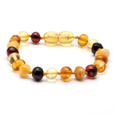 Baroque amber teething bracelet 7