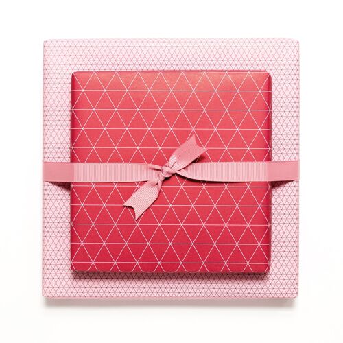 Wrap - Papier cadeau - Rouge brillant - 2 x 1 m - Habitat