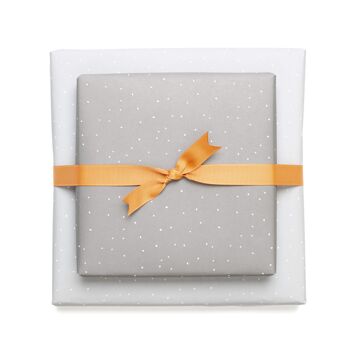 Papier cadeau double face moderne gris à pois blancs en papier recyclé, emballage cadeau élégant et simple pour hommes et femmes, papier cadeau minimaliste pour mariage, Saint Valentin 11