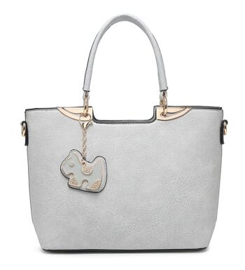 Lovely Womens tote Dog Charm Sac à bandoulière avec longue bandoulière réglable- A36236-1 8