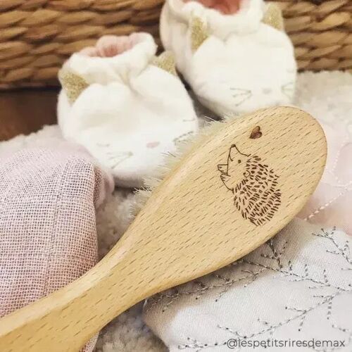 Brosse à Cheveux Bébé en bois