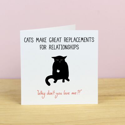 My Cat Is My Significant Other Anti-Valentinsgruß- und Trennungskarte