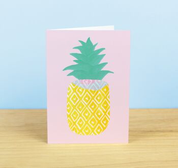 Carte de voeux Ananas