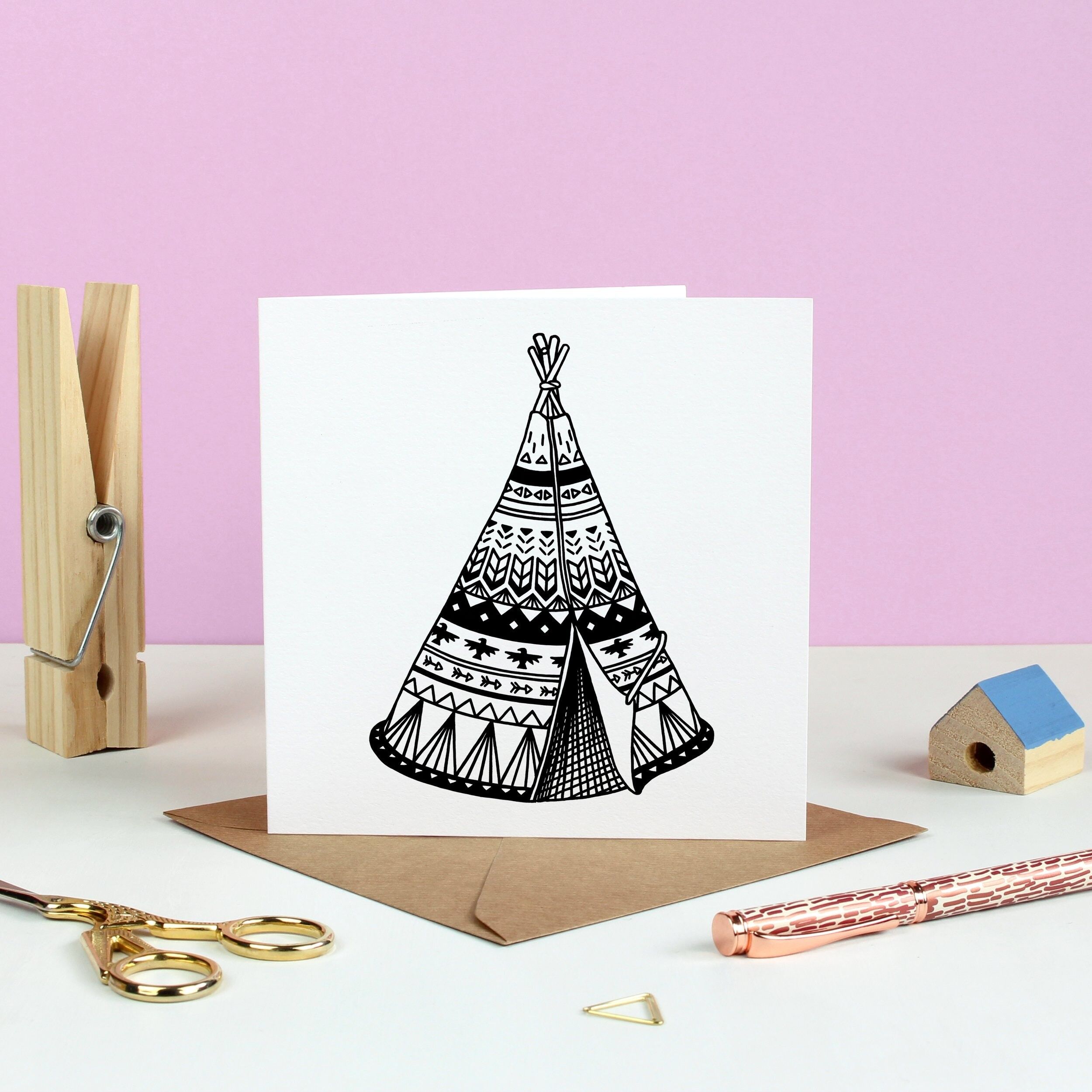 Biglietto d'auguri Tipi