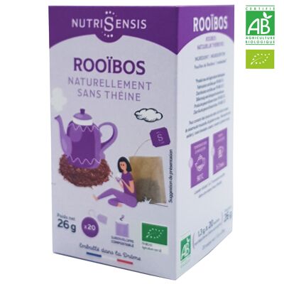 NUTRISENSIS - Organic rooibos infusion - 20 sachets