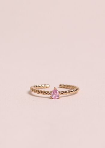 Bague Pivoine - Rose 1