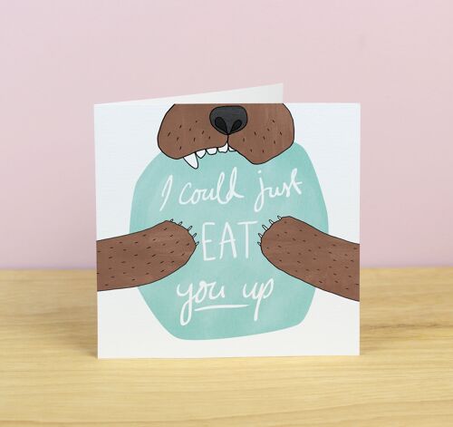 Bear Hug Valentine's Card