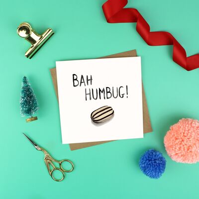 Bah Humbug-Weihnachtskarte