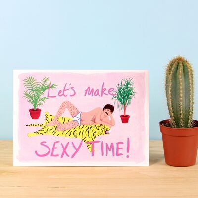Machen Sie eine Sexytime-Valentinskarte