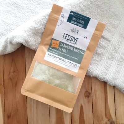 Detersivo per bucato 64 lavaggi Sapone di Marsiglia - ecologico / zero rifiuti / artigianale / scatola speciale
