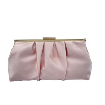 Pochette souple en satin froncé Penelope 2