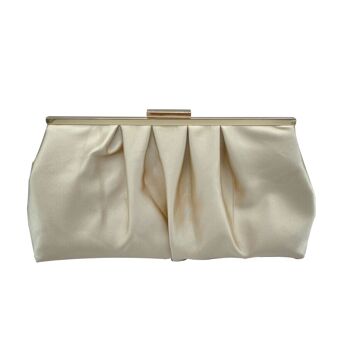 Pochette souple en satin froncé Penelope 5