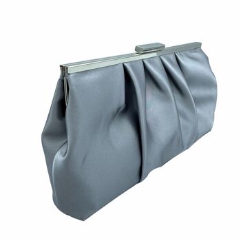 Pochette souple en satin froncé Penelope 10