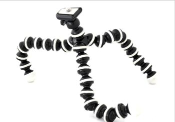 Compatible avec Apple, grand trépied flexible Octopus Gorillapod pour téléphone, téléphone portable, smartphone, appareil photo, table, bureau, mini trépied 2