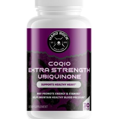 CoQ10 Ubiquinone- Extra Strength 30 Capsules