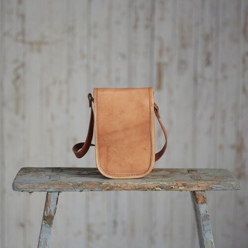 Mini Leather Courier Bag