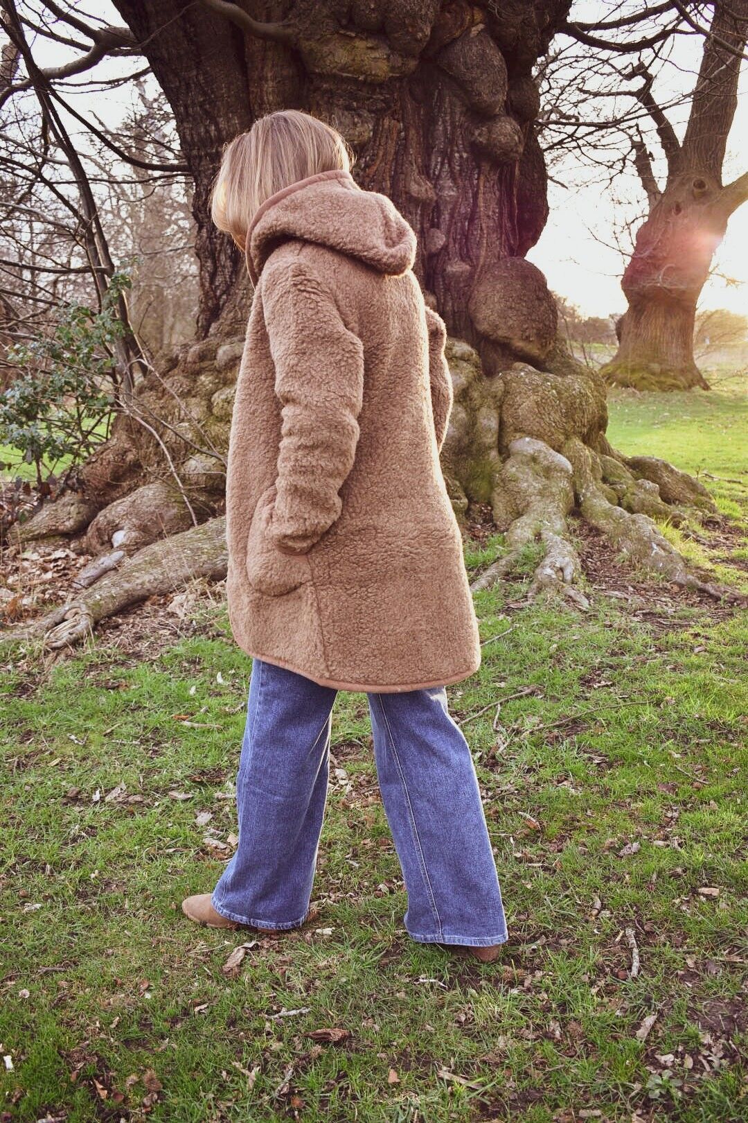 Buy wholesale Freya Merino Wool Fleece Jacket in Camel