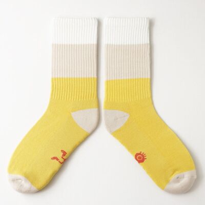 Alphonse-Socken 36-41 und 42-46, hergestellt in Frankreich und in Solidarität mit der Marke Bonpied