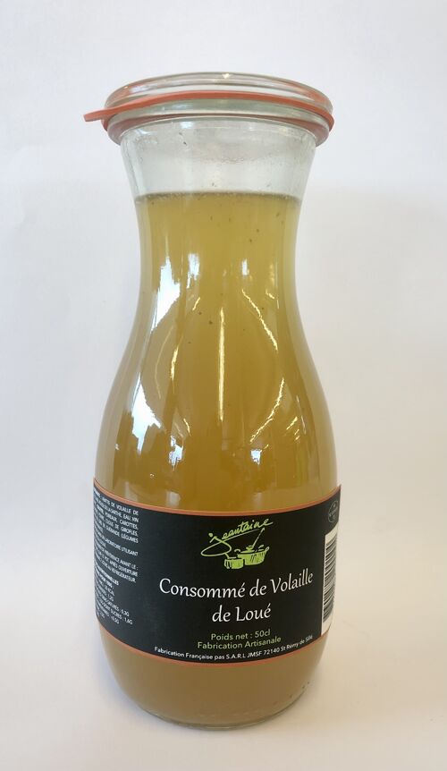 Consommé de volaille de Loué