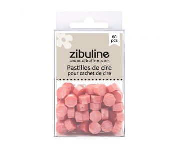 Pastilles de cire à cacheter - Corail nacré 2