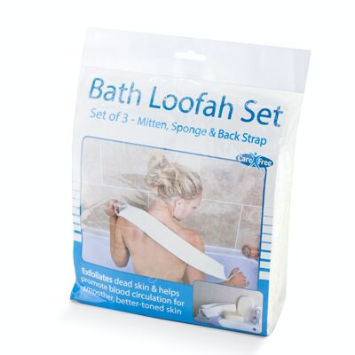 Esponja de baño Set 3pc