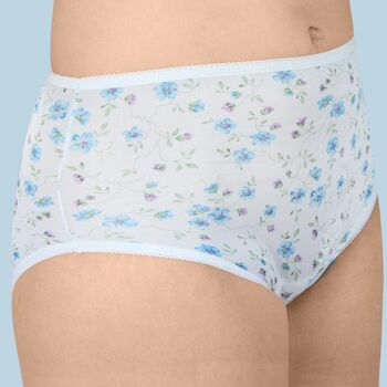 Pantalon d'incontinence en polyester à fleurs pour femmes 100 ml 36/38" 2
