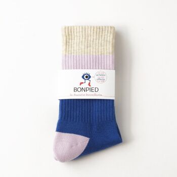 Chaussettes Abu 36-41 et 42-46 fabriquées en France et solidaires de la marque Bonpied 2