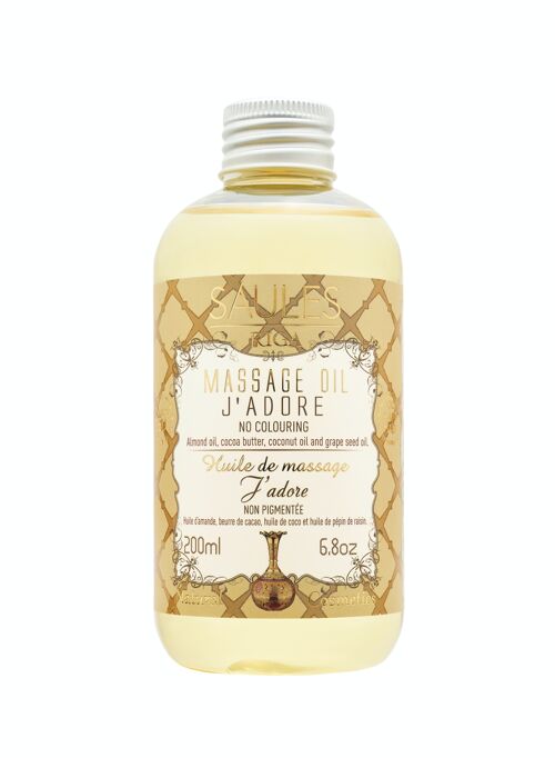 Saules Fabrika Huile de massage J'adore 200 ml