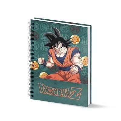 Dragon Ball (Dragon Ball) Strength-Notebook A5 Graph Paper, Green