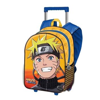 Naruto Best-Basic Sac à dos avec chariot Orange