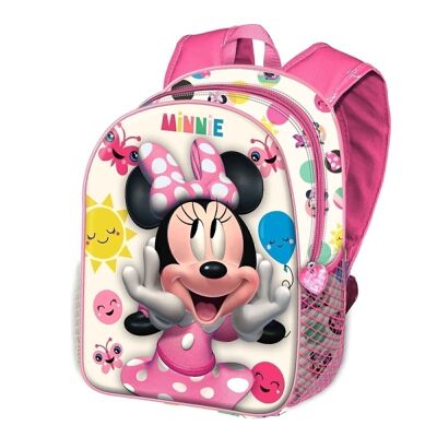 Disney Minnie Mouse Laugh-Basic Rucksack, Weiß