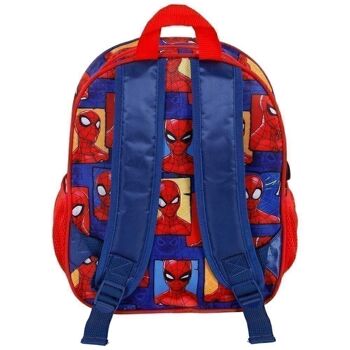 Marvel Spiderman Sides-Small Sac à dos 3D Bleu 4