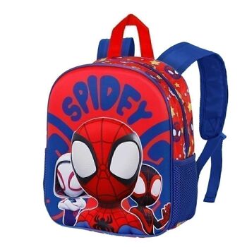 Marvel Spiderman Gang-Small Sac à dos 3D Rouge 1