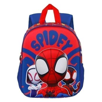 Marvel Spiderman Gang-Small Sac à dos 3D Rouge 2