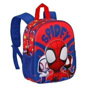Marvel Spiderman Gang-Small Sac à dos 3D Rouge 3