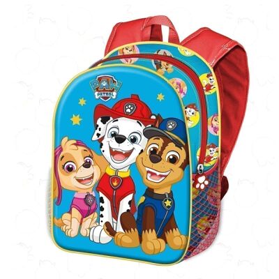 Paw Patrol Grin-Backpack 3D Small, Blue