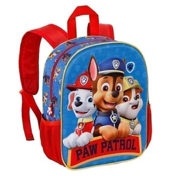 Paw Patrol Ready-Small Sac à dos 3D Multicolore 3