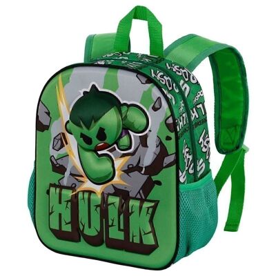 Marvel Hulk Greenmass-Small 3D Backpack, Green