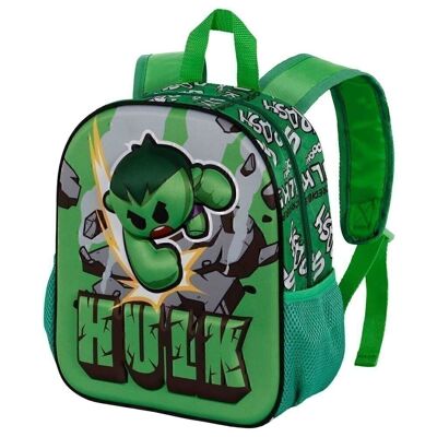 Marvel Hulk Greenmass – kleiner 3D-Rucksack, grün