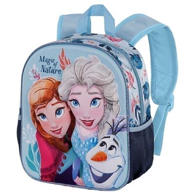 Disney Frozen 2 Nature-Mochila 3D Pequeña, Multicolor