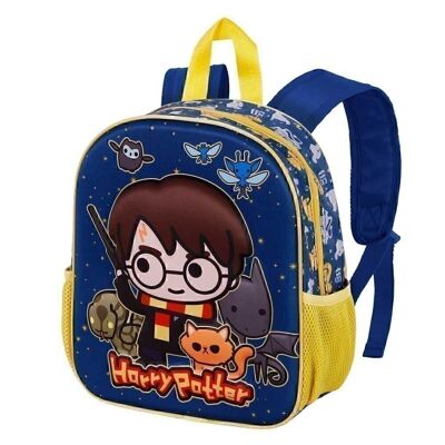 Harry Potter Beasty Friends-Small 3D Backpack, Blue