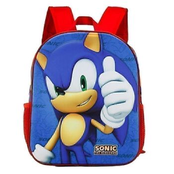 Sega-Sonic - Petit sac à dos 3D, bleu 2