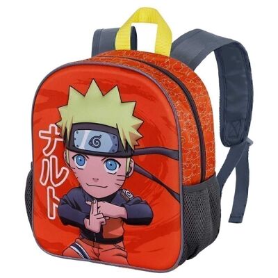 Naruto Chikara-Small 3D Backpack, Multicolor