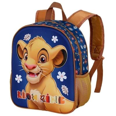 Disney Il Re Leone Little Face-Zaino 3D piccolo, blu