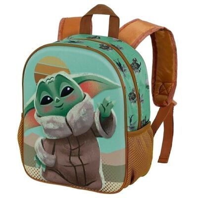 Star Wars The Mandalorian Say Hi-Small 3D Backpack, Green