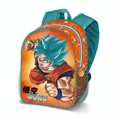 Dragon Ball (Bola de Dragón) Fight-Mochila 3D Pequeña, Multicolor