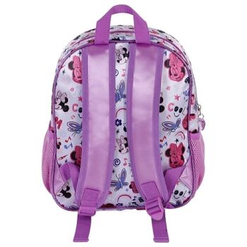 Disney Minnie Mouse Papillons-Petit sac à dos 3D Lilas 4