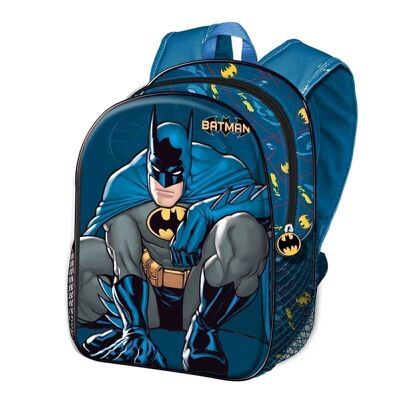 DC Comics Batman Night-Mochila 3D Pequeña, Azul
