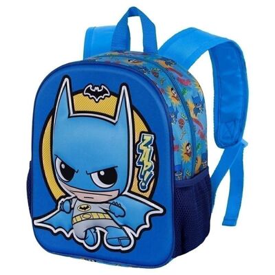 DC Comics Batman Zap-Mochila 3D Pequeña, Multicolor